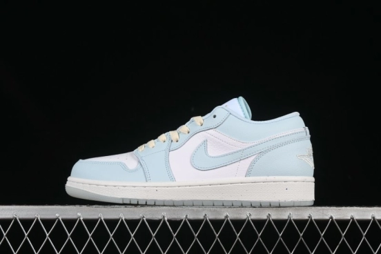 Nike Air Jordan 1 Low AJ1 Mint Blue Casual Lifestyle Sneakers - HJ5999-400