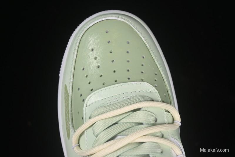 Nike Air Force 1'07 Low "Green Love" 520 Limited Edition Casual Sneakers with Small Green Heart Design - DH2920-111