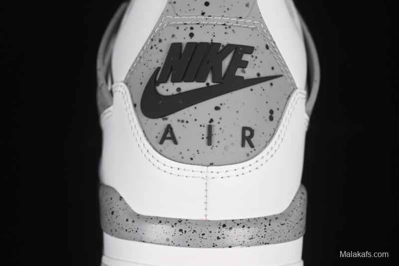 Nike Air Jordan 4 Retro White Cement Basketball Shoes - FV5029-100