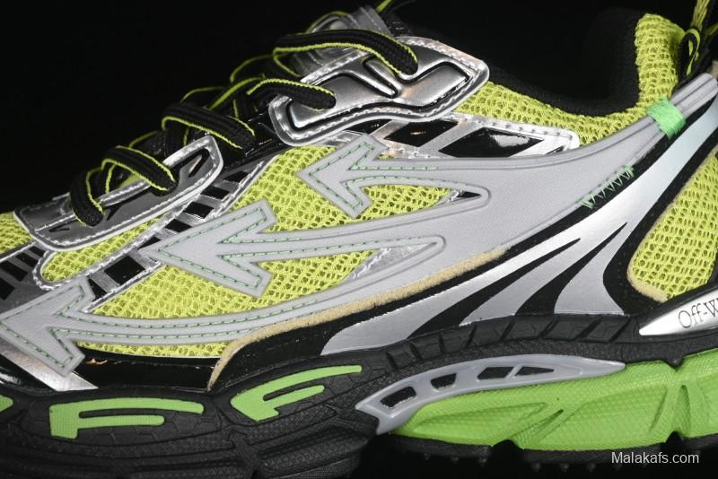 Off-White Be Right White Green Low-Top Lifestyle Casual Shoes - X.E5