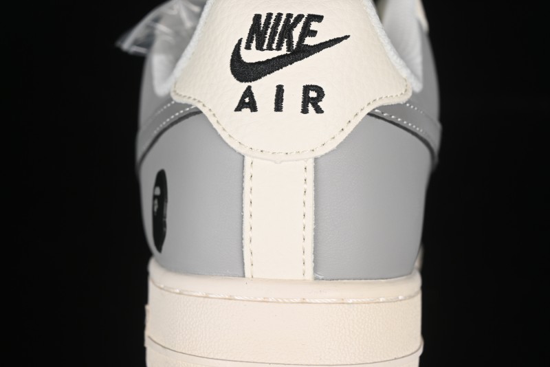Nike Air Force 1'07 Low Bape Collaboration Beige Star Casual Sneakers - XS1958-571