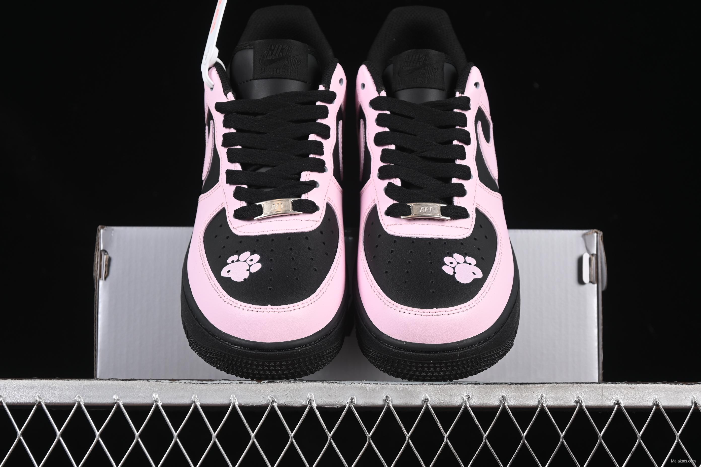 Nike Air Force 1'07 Low Casual Sneakers with Sweet Kitty Anime Theme - ZH0316-080
