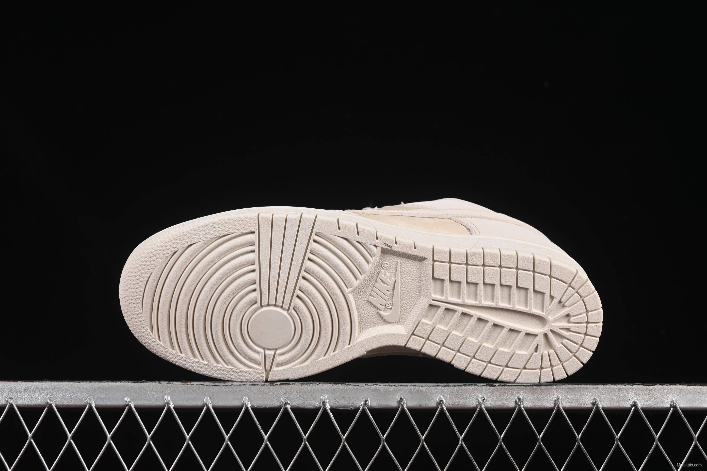 Nike SB Dunk Low Light Orewood Brown Lace Floral Skate Shoes - HJ5870-100