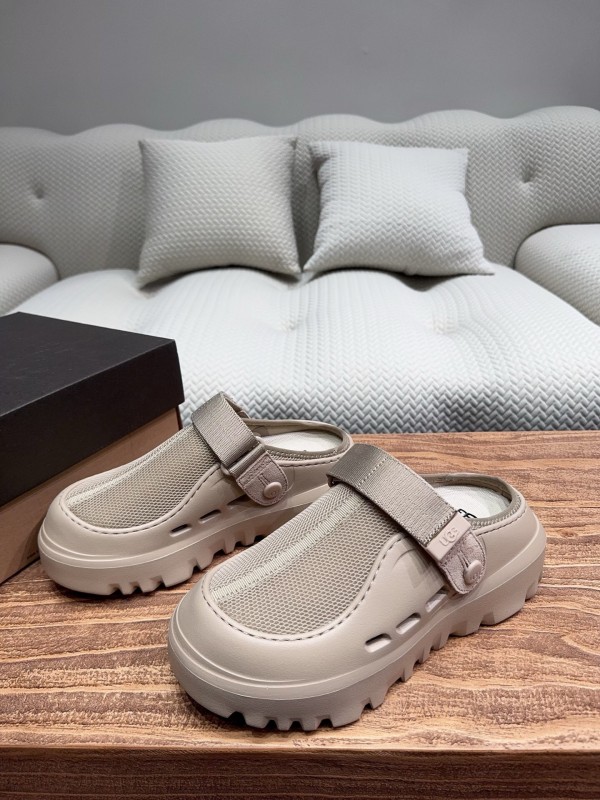 2025 UGG Beige Mesh Slippers