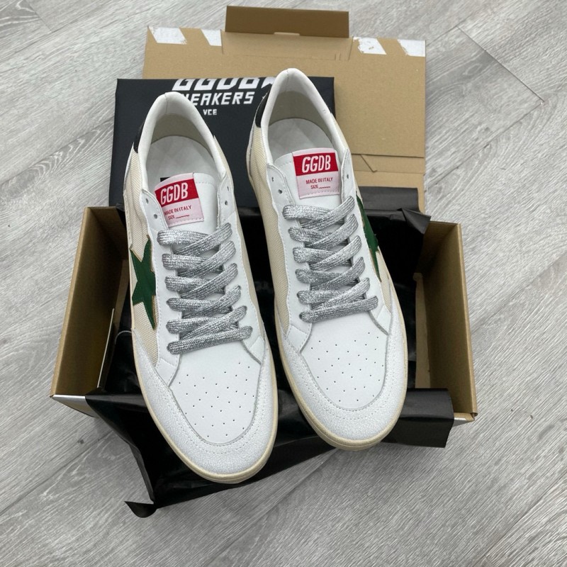 2024 Unisex GGDB White Green Suede Leather Sneaker MJ00260