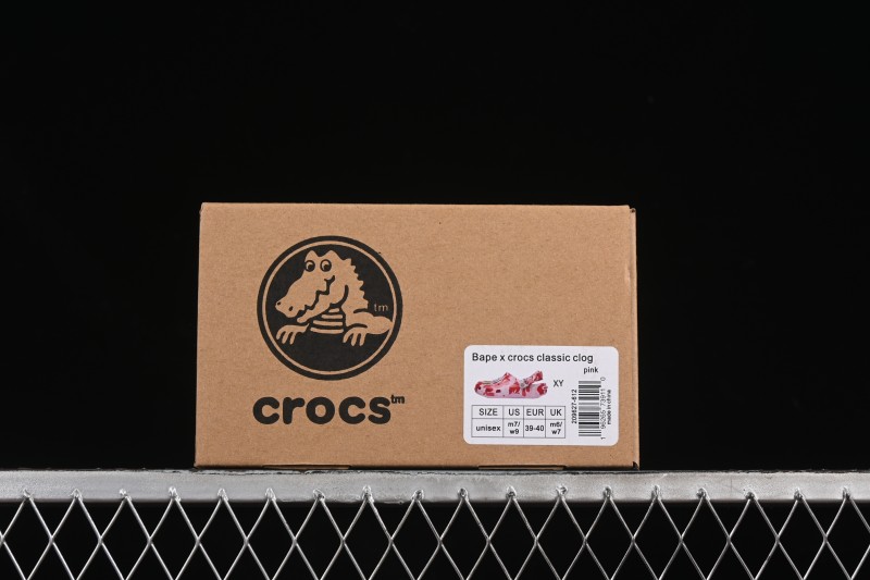 Bape x Crocs Classic Clog Camo Print Comfortable Versatile Clogs - B.D4