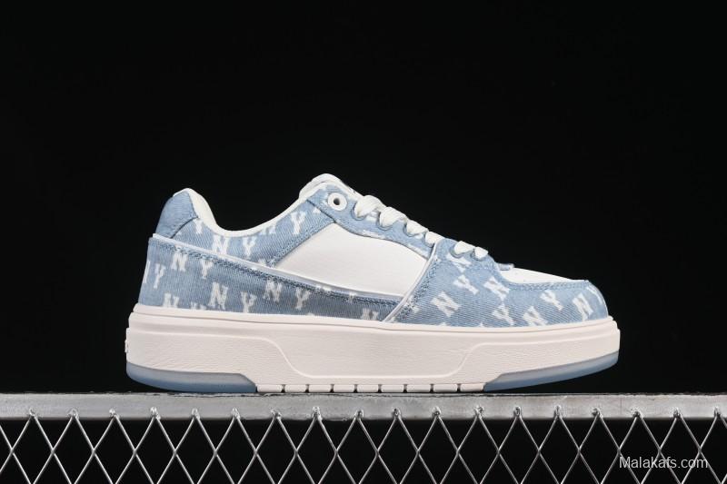 Adidas NY MLB Chunky Liner Embo Monogram New York Yankees Height-Increasing Thick Sole Casual Running Shoes - 3ASXV015N50BLS