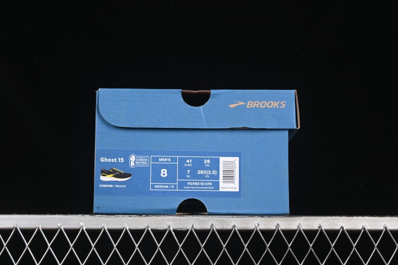 Brooks Ghost 15 Low-Cut Breathable Cushioned Support Casual Running Shoes - 1103931D076