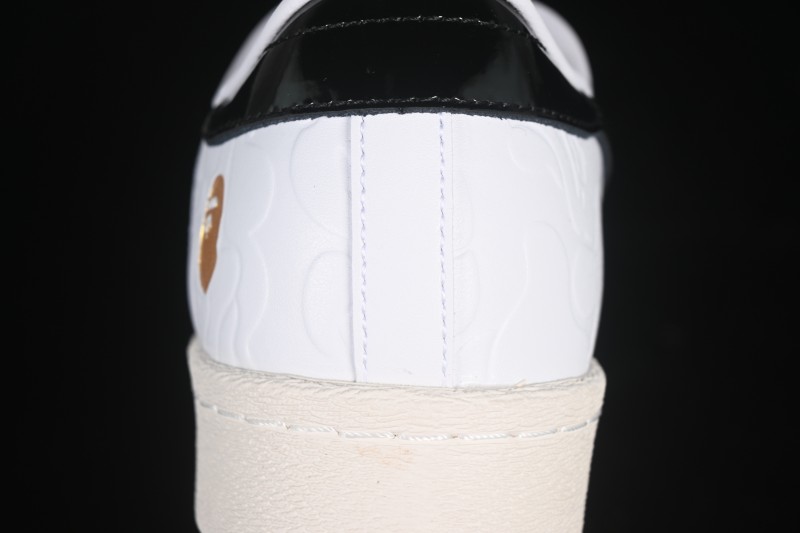 Adidas Bape Superstar Casual Sneakers with Shell Toe Design - JR2701