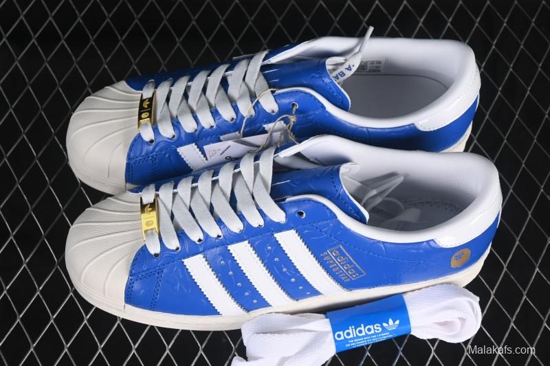 Adidas Bape Superstar Casual Skate Shoes - JR2702