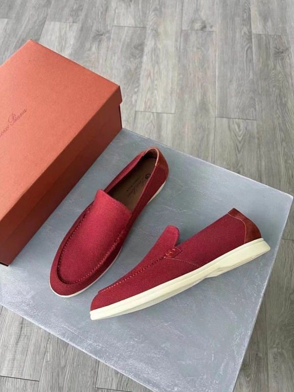 2025 Unisex Le Parmentier Red Wool Blend Loafers AS00280