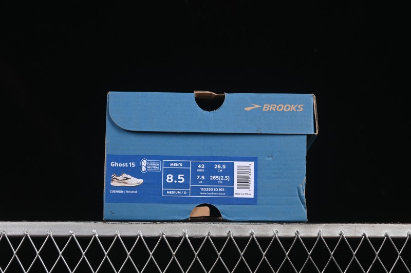 Brooks Ghost 15 Low-Cut Breathable Cushioned Support Casual Running Shoes - 1103931D161