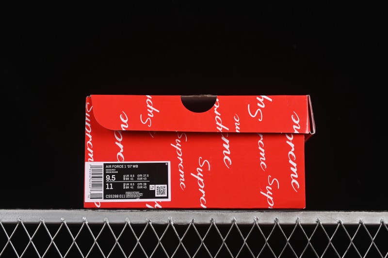 Nike Air Force 1 '07 Low Supreme Collaboration Versatile Beige Casual Sneakers - CS5288-011