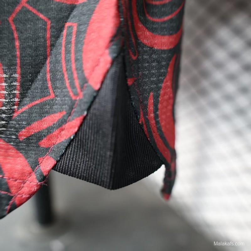 Player Version 25/26 FC Palestine Red with Traditional Floral Pattern Jersey