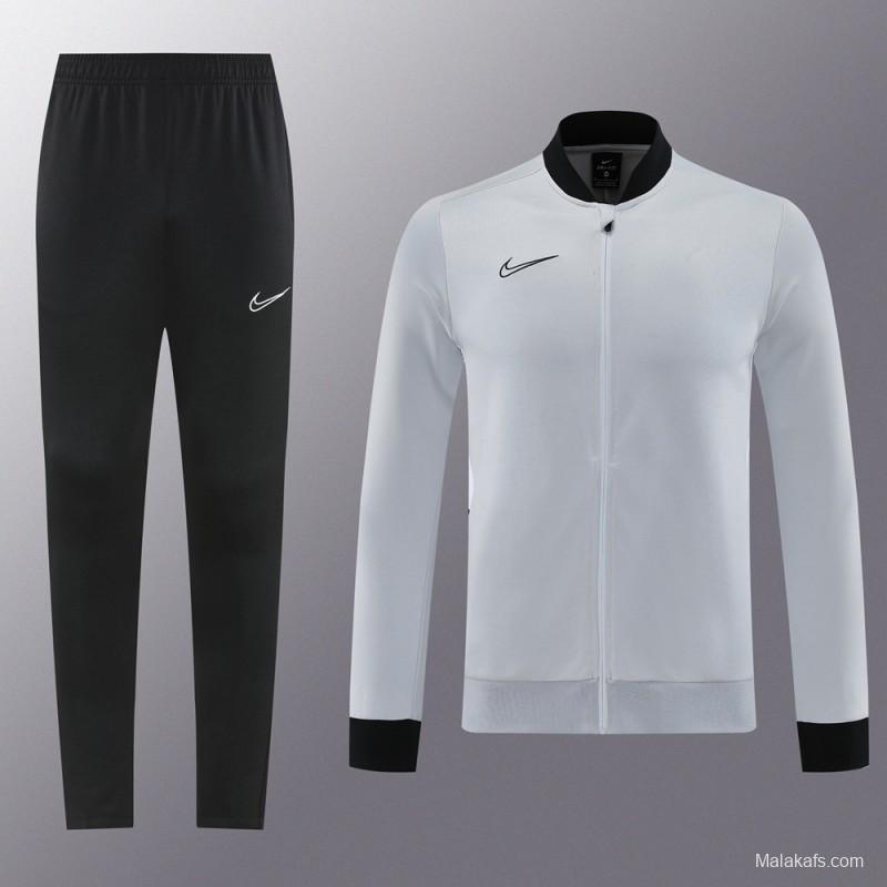 2025 NIKE Grey Full Zipper Jacket + Long Pants