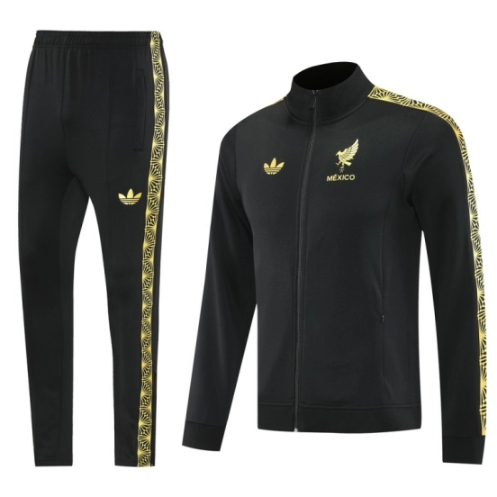 2025 Adidas Black Full Hoodie Zipper Jacket +Long Pants
