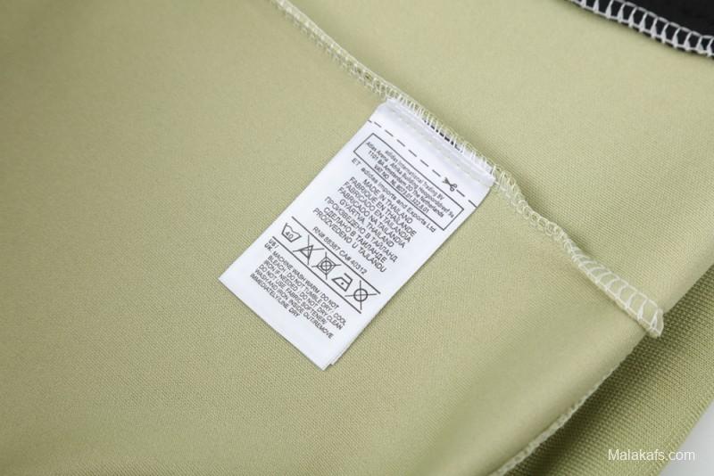 2025 Adidas Light Green/Black Full Zipper Jacket +Long Pants