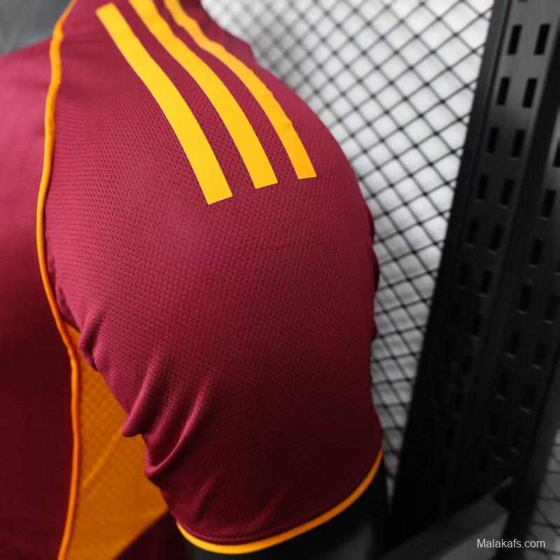 Player Version 25/26 Roma Home Jersey