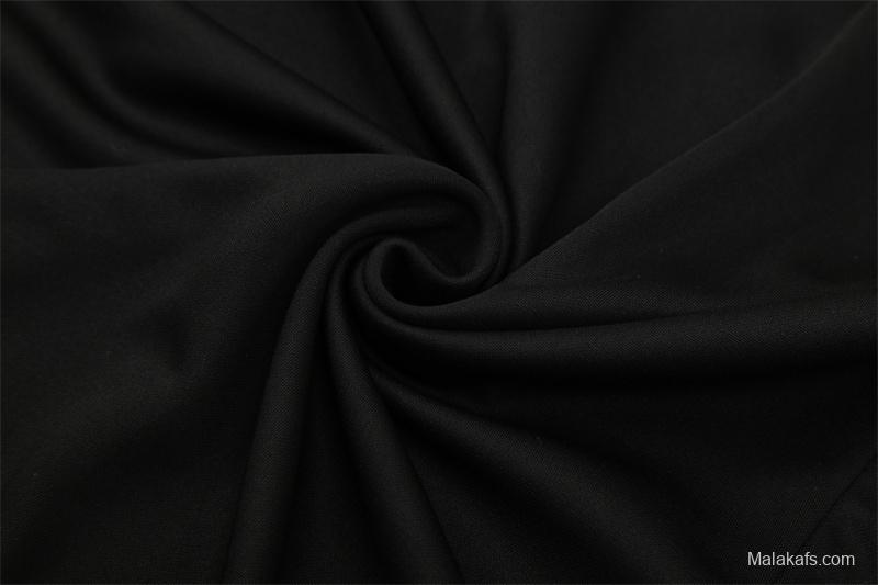 Retro 05/06 AC Milan Black Half Zipper Jacket+Long Pants