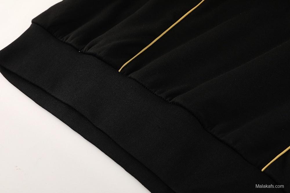 25/26 Arsenal Black Full Zipper Jacket + Long Pants