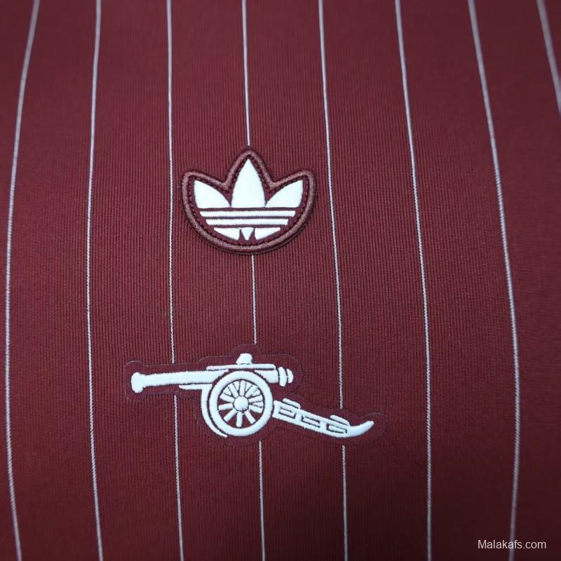 Player Version 25/26 Arsenal Wine Casual Jersey