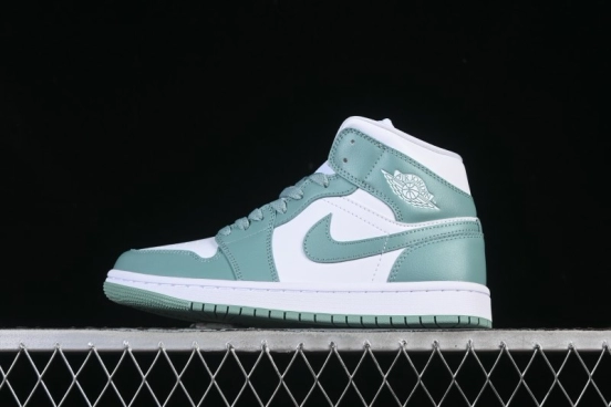 Nike Air Jordan 1 Mid Jade Smoke - BQ6472-138