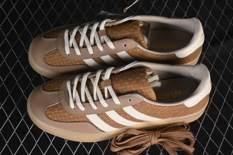 Adidas Originals Gazelle Indoor Retro Casual Slip-Resistant Wear-Resistant Low-Top Skate Shoes - JR8851
