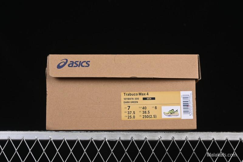 Asics Trabuco Max 4 Sports Casual Breathable Professional Running Shoes - 1011B976-300