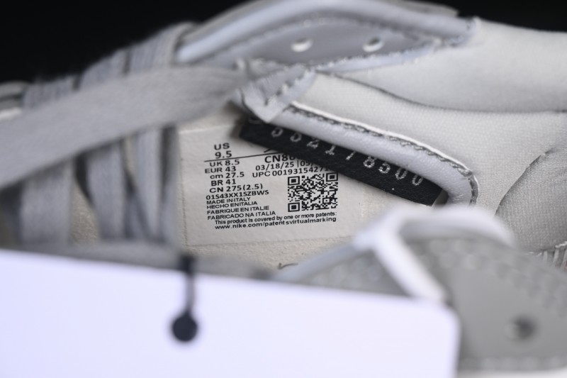 Dior Air Jordan 1 Low White Grey Collaboration Low-Top Sneakers - CN8608-002