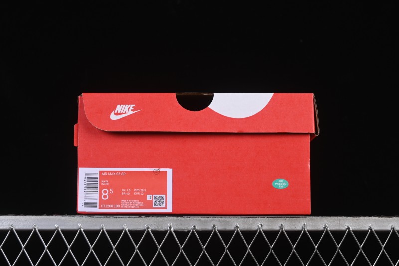 Nike Air Max 95 Retro Cushioned Running Shoes with Air Sole - CT1268-100