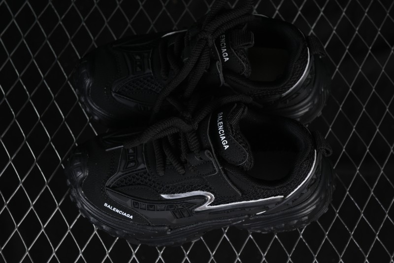 Balenciaga Non-Slip Wear-Resistant Casual Kids Shoes Black