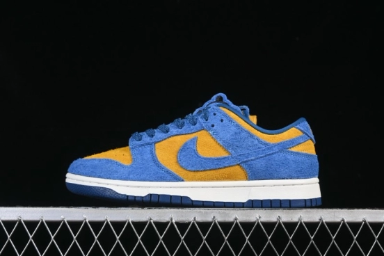 Nike Dunk Low Panda Blue Orange Low-Top Casual Skate Shoes - IH7648-700