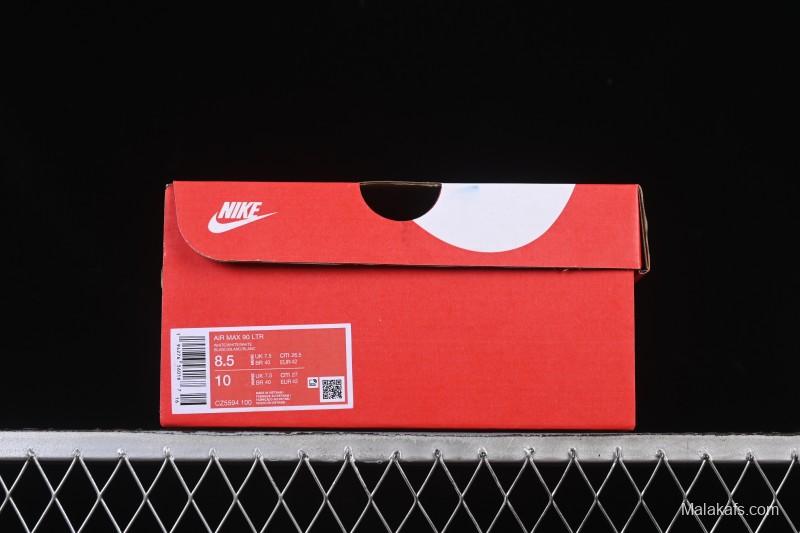 Nike Air Max 90 Retro Running Shoes with Air Cushion - CZ5594-100