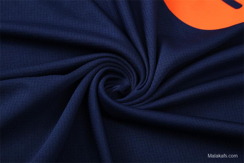 25/26 Barcelona Royal Blue T90 Short Sleeve Jersey+Shorts with XS