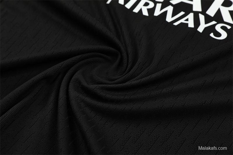 Player Version 25/26 PSG Black T90 Half Zipper Jacket+Long Pants