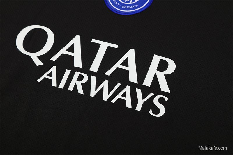 25/26 PSG Black T90 with XS Short Sleeve+Soccer Shorts