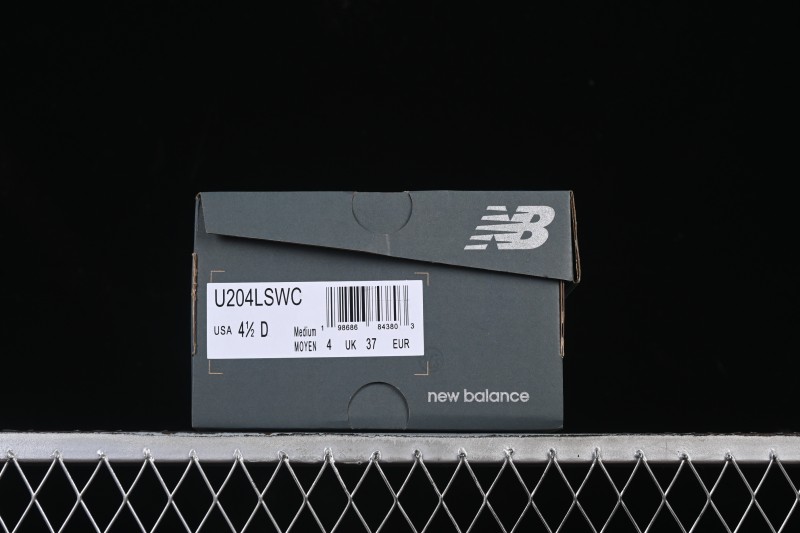 New Balance 204 Series Retro Casual Running Shoes with Breathable Mesh Upper - U204LSWC