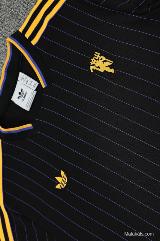 25/26 Manchester United Wine Short Sleeve Jersey+Shorts