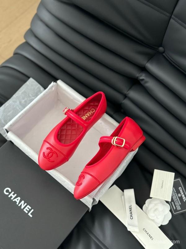 Chanel SS 2025 Runway Mary Jane Flats - LY00