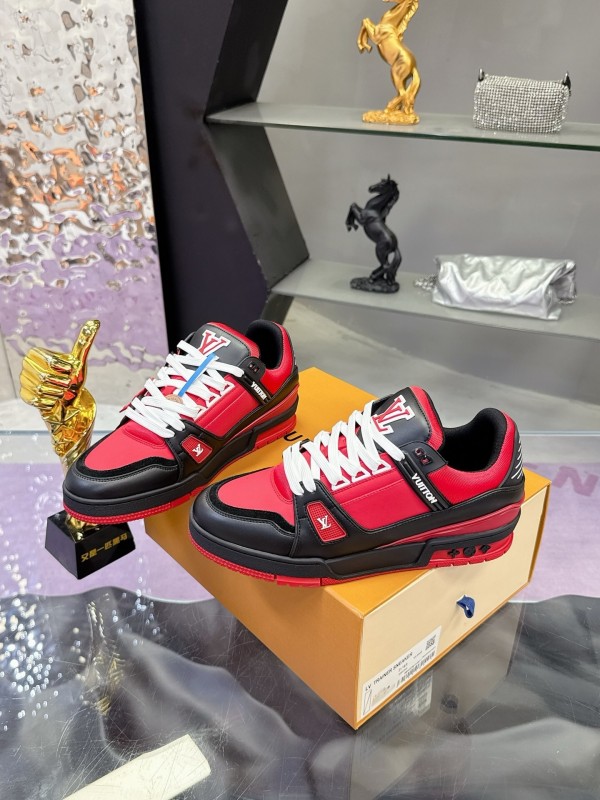 Louis Vuitton Trainer Series Casual Sneakers Skate Shoes - AS00400