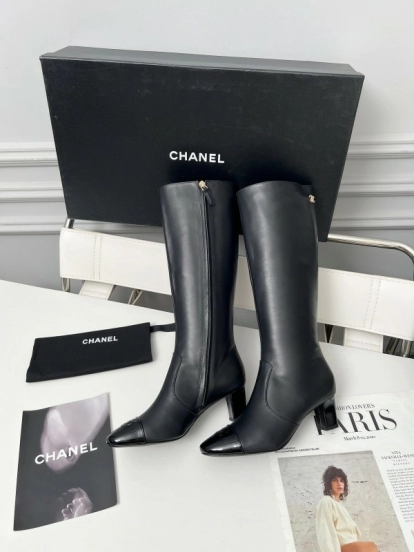 Chanel 2025/SS Double C High-Heel Fashion Boots - LY00370/LY00400