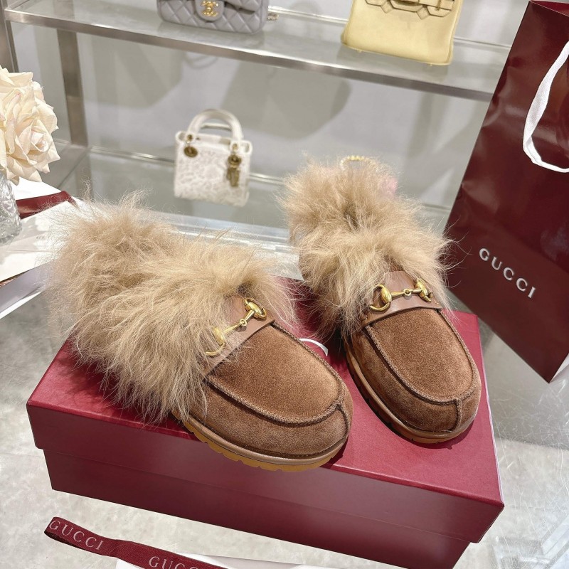 GG Wool Fashion Snow Boots with Merino Wool Lining - KFY00290