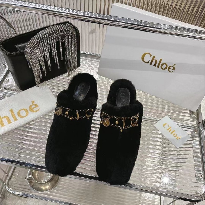 Chloe 2026 Real Fur Slippers - LY00320