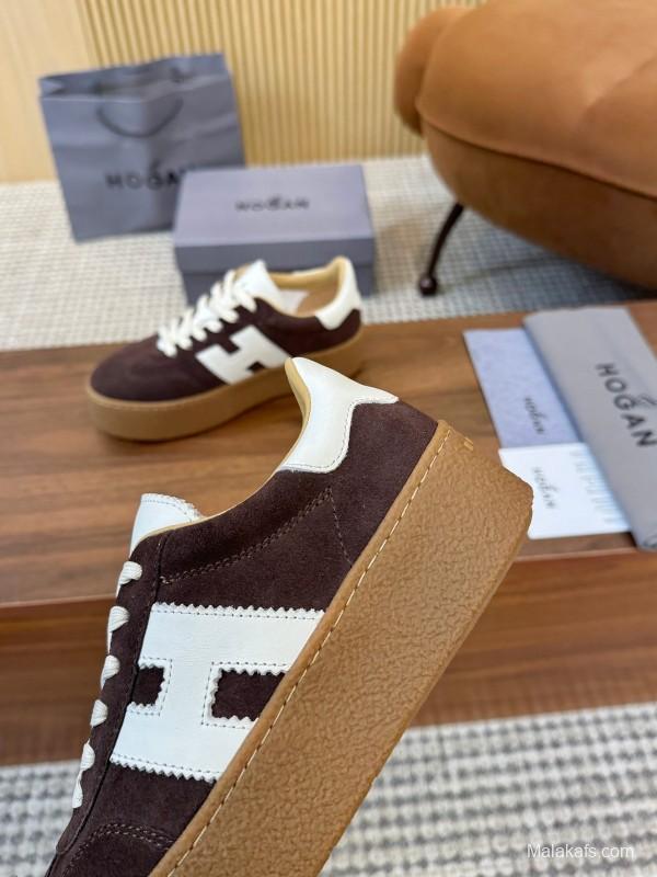 Hogan Platform Series H698 Thick Sole Casual Sneakers - H698