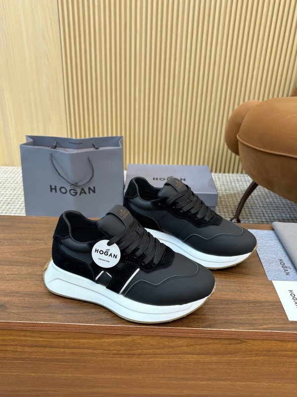 Hogan H-STRIPES Series Couple Thick Sole Dad Shoes Airship Sneakers - AS00350