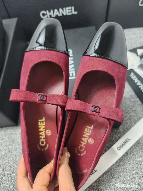 Chanel Classic Slingback Bow Flats - LY00290