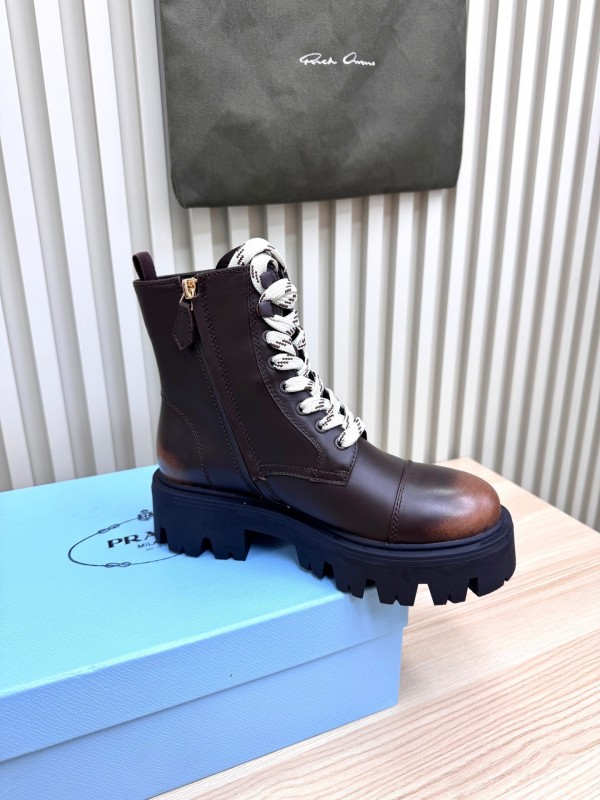 Prada 2025 SS Platform Martin Boots - LY0350