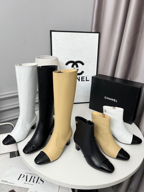 Chanel 2025/SS Double C High Heel Fashion Boots - LY00370/LY00400