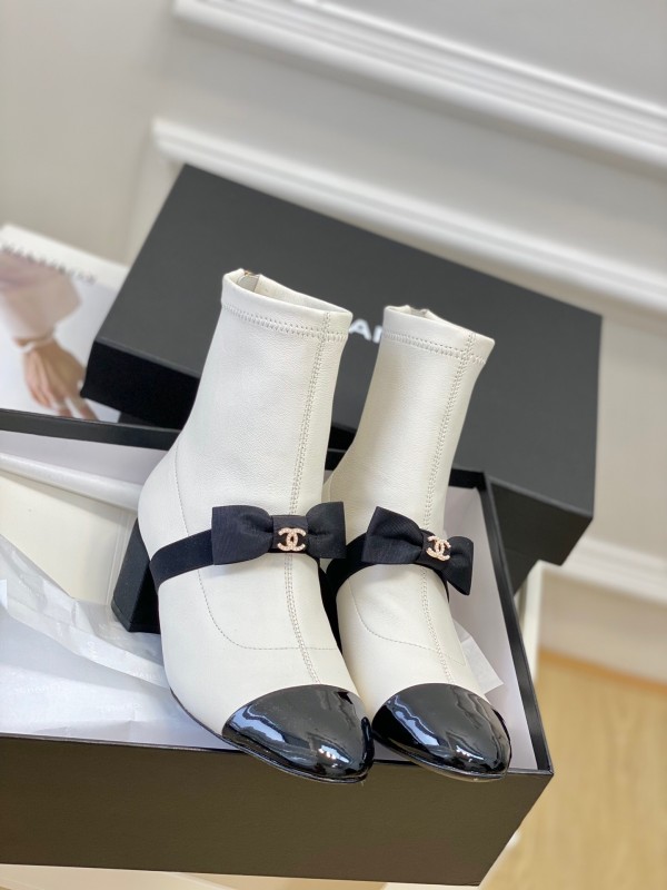 Chanel 2025 SS Bow Mary Jane Ankle Boots - LY00320