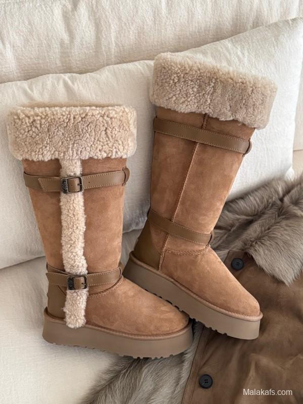 Adidas Curly High-Top Platform Knight Boots - AS00480